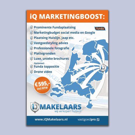 Flyer Marketingboost Vastgoed Pro